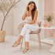 37. Comfortable Rieker W RKR680 beige sandals