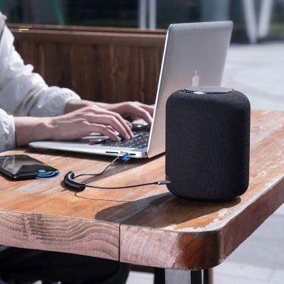 15. Baseus BA01 Bluetooth 5.0 audio receiver cable AUX jack audio adapter black (CABA01-01)