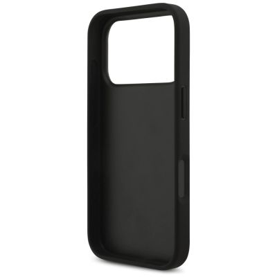 7. Guess Grained Big 4G & Classic Logo case for iPhone 17 Pro - black