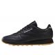 2. Men’s Leather Sneakers Reebok Classic Leather, Black Sports Shoes (GY0954/100008493)