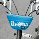 3. Rockbros G011 Flash Journey trapezoidal handlebar bike bag 0.7 l - blue