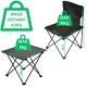 45. FOLDABLE TOURIST SET 3IN1 TABLE AND 2 CHAIRS BLACK ENERO CAMP