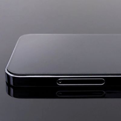 5. 2pcs Full Screen Tempered Glass with Frame Case Friendly Wozinsky Full Glue iPhone 15 Pro - Black
