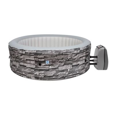 AVENLI NICE GARDEN SPA, PUMPED SWIMMING POOL, HYDROMASSAGE 204X70 SILVER 6-PERSON BRICK