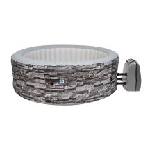 AVENLI NICE GARDEN SPA, PUMPED SWIMMING POOL, HYDROMASSAGE 204X70 SILVER 6-PERSON BRICK