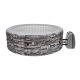 AVENLI NICE GARDEN SPA, PUMPED SWIMMING POOL, HYDROMASSAGE 204X70 SILVER 6-PERSON BRICK