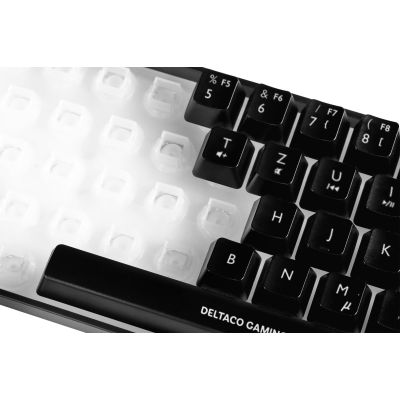 6. Deltaco Gaming GAM-158-DE USB QWERTZ Keyboard Scandinavia Black
