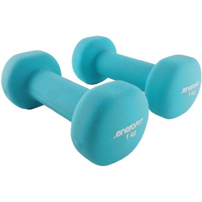 5. EB FIT neoprene dumbbell 1 kg blue1029238