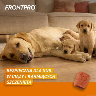 5. FRONTPRO Flea and tick tablets for dogs (>25-50 kg) - 3x 136mg