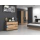 3. Chest of drawers M6 120x30xH77 anthracite/artisan