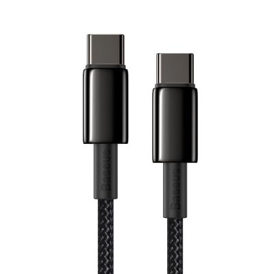 3. Baseus CATWJ-01 USB-C - USB-C PD QC cable 100W 5A 1m - black