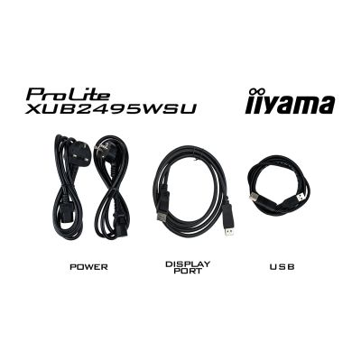 9. iiyama ProLite XUB2495WSU-B7 monitor 61.1cm (24") WUXGA IPS HDMI/DP/USB 4ms
