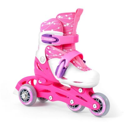 5. SMJ Sport Combo Pink LED Set: 2in1 Roller Skates HS-TNK-000009549