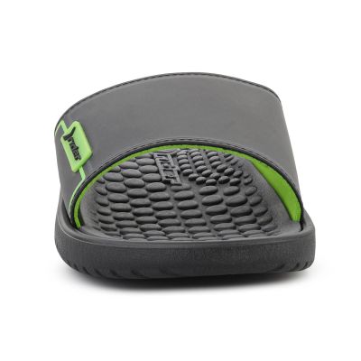 2. RIDER PUMP II SLIDE BLACK/GREEN/GRAY 12424-BO154