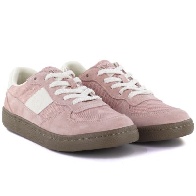 4. Women's pink leather sneakers Big Star TT274175