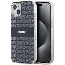 DKNY IML Mono & Stripe MagSafe Case for iPhone 15 Plus / 14 Plus - Black