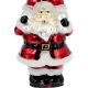 5. Glass Christmas Tree Topper “Santa Clauses” 28.5 cm