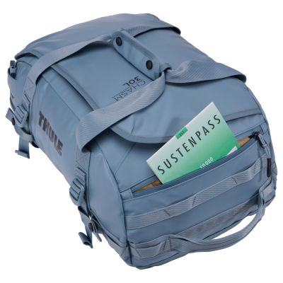 7. Thule Chasm Recycled Duffel 30L Travel Bag - Pond Gray