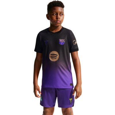 Nike FC Barcelona 2026/27 Match Away Kids' Jersey Black and Purple II1852 505