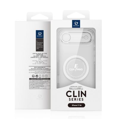 12. Dux Ducis Clin Mag Case for iPhone 17 Air Compatible with MagSafe - Transparent