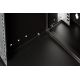 26. 19" 12U wall-mounted network cabinet, SOHO PRO 595 x 540 x 400 mm, glass door, black, unassembled, 60 kg