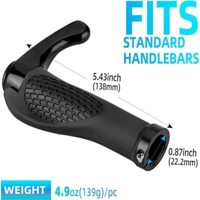 15. Rockbros BT1007B Bicycle Holder Set with Horns - Black