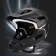 14. Wozinsky full-face bicycle helmet with removable visor, lightweight, L - black