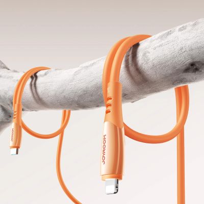 8. Joyroom S-A59 Vibrant Series 30W USB-C - Lightning cable 1.2m - orange
