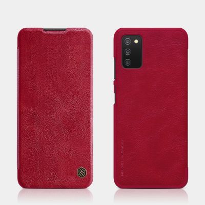 18. Nillkin Qin leather holster case for Samsung Galaxy A03s black