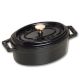 Staub Mini Oval Cast Iron Pot - 250 ml, Black
