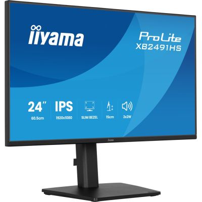 27. iiyama ProLite XB2491HS-B1 computer monitor 60.5 cm (23.8") 1920 x 1080 px Full HD LCD Black