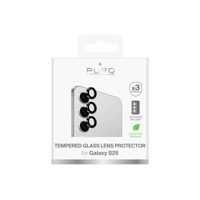 2. Puro Single Camera Lens Tempered Glass for Samsung Galaxy S25 Camera Lenses