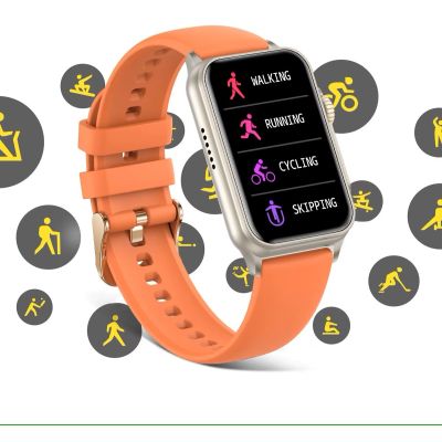 12. RUBICON RNCF06 Black/Dark Blue Women's Smartwatch SMARUB220