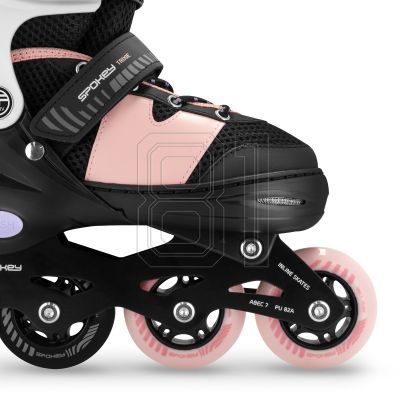 5. Spokey Trixie BK/PK Jr SPK-944676 roller skates size 31-34