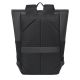 11. Rivacase Eden Backpack Roll-Up Backpack Black Polyester, Waxed Leather (Pull Up)
