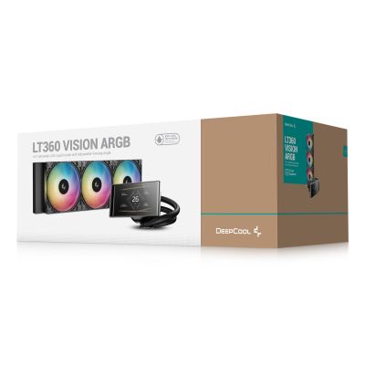 25. DeepCool LT360 VISION ARGB water cooling