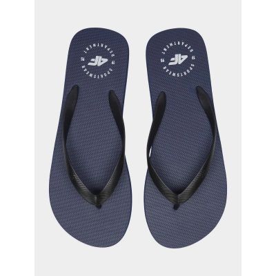 Men's flip-flops with wide straps 4F