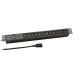 EFB Elektronik EK631CC.1 PDU Power Distribution Unit 12 x Network Sockets 1U Black