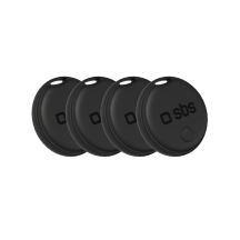 SBS universal locator Track My Dual set of 4 - black
