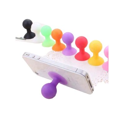 6. Phone holder with a round head - red
