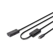 Digitus Active USB 3.2 Gen1 5G Extension Cable, USB-C - USB-C, 10 m