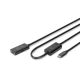 Digitus Active USB 3.2 Gen1 5G Extension Cable, USB-C - USB-C, 10 m