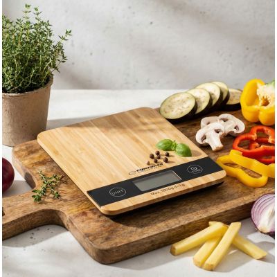 2. Esperanza Bamboo EKS005 kitchen scale (beige)