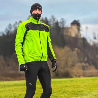 2. Rockbros men's jacket YPW055 black-fluorescent L