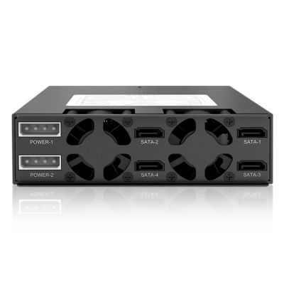 4. IcyDock Mounting Plate 4x6.3cm SATAI-III/SAS to 1x5.25" HDD/SSD