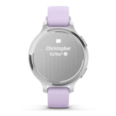 6. Garmin Lily 2 Active 38mm Silver/Jasmine Purple watch