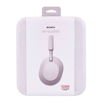 26. Sony WH-1000XM5 on-ear bluetooth headphones silver