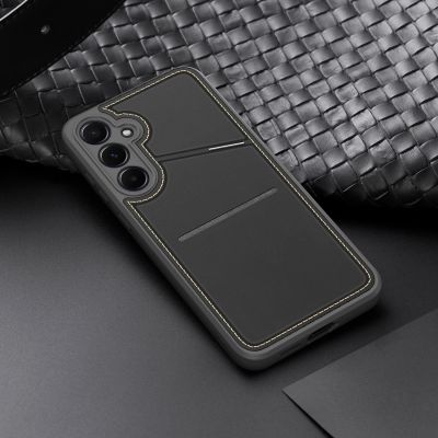 4. Dux Ducis Rafi II Case for Samsung Galaxy S25 with Stand and Wallet - Black