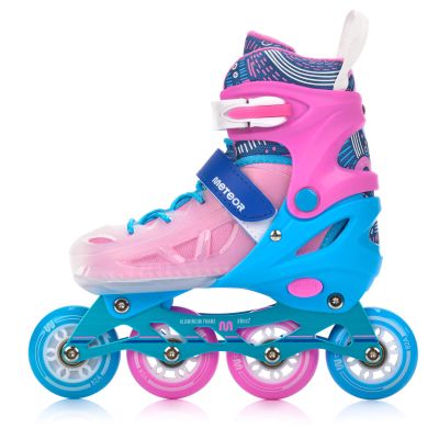 2. Meteor Roller Skates S 30-33 Loky Pink/Blue