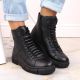 7. Comfortable, insulated platform boots Rieker W RKR493A, black